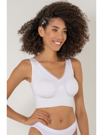 DoReMi Seamless Pick-up Bustier with Thin Pads 002-000301 White