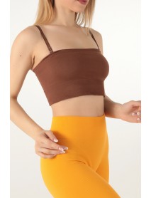 002-000113 DoReMi Seamless Sports Bra  Brown