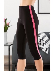 Derya Kurşun Striped Short Athlete Women's Capri Tights Derya Kurşun 0535