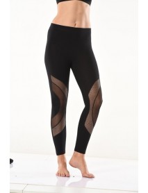 Derya Kurşun Mesh Transparent Detailed Women's Tights Derya Kurşun 0579