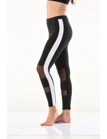 Derya Kurşun Transparent Detailed Striped Women's Tights Derya Kurşun 0587