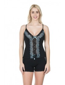Derya Kurşun Rope Strap Lacy Athlete Shorts Set Derya Kurşun 081