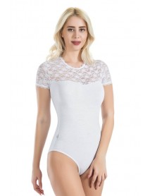 Derya Kurşun Half Sleeve Lace Women's Bodysuit 338