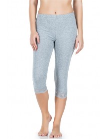 Derya Kurşun Lace Short Women's Leggings 414