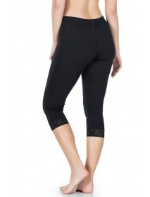 Derya Kurşun Lace Short Women's Leggings 421