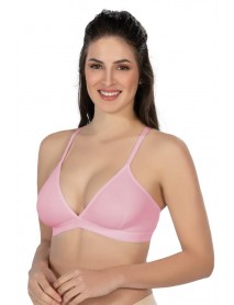 Emay 2809 Laser Cutting Bonding Bra Dried Rose