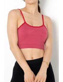 Gigotto Seamless Women's Sports Bustier Dried Rose 001-001200 