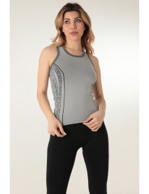 Gigotto Women's Exercise T-Shirt Gray 001-001257