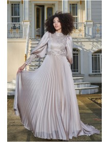 Sahara Hayal Evening Dress Platinum