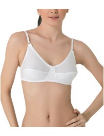 İmer 1000 Combed Cotton Bra White