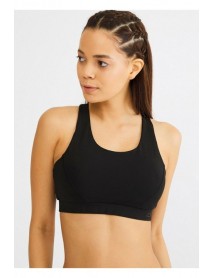 İmer 1116 Cross Back Modal Bustier Black
