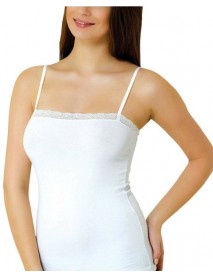 İmer 1247 Modal Supreme Thin Strapless Athlete White