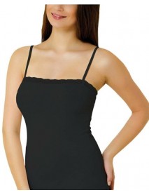 İmer 1247 Modal Supreme Thin Strapless Athlete Black