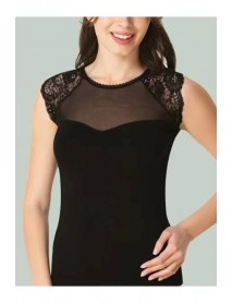 İmer Sleeveless Tulle Lace Front Athlete İmer 1270