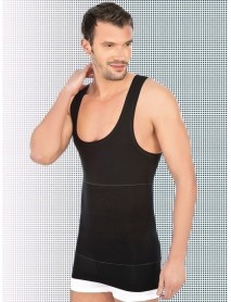İmer 511 Body Form Cotton Men's Corset Undershirt Black
