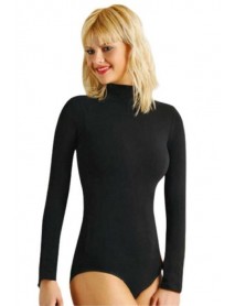 İmer 9258 Round Neck Long Sleeve Modal Badi Black