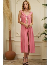 Izabel Erotic Fuchsia Long Nightgown 2014