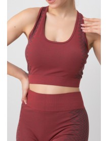 002-000171  DoReMi Seamless Cross Thick Strap Sports Bra