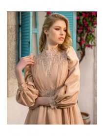 Sahara Kuvars Evening Dress Copper