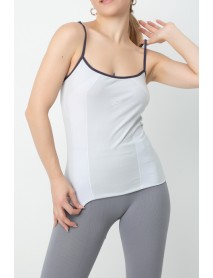 Gigotto Women's Strappy Lace Detailed Athlete Grey 001-001270  