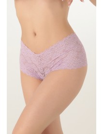 Miorre Floral Lace Comfortable Elegance Women Hipster Panties Lilac 001-000905
