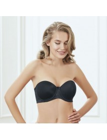 Anıl Strapless Daily Classic B-C Cup T-Shirt Bra Black- 3346 Anl