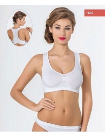 Miss Fit Athlete Seamless Bustier 1502 White