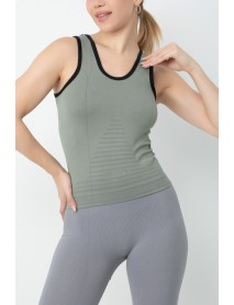 Gigotto Women's Move Fit Sports T-Shirt Khaki 001-001259 