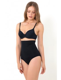 Miorre Perfect Silhouette High Waist Seamless Breathable Women's Panties Corset Black 237-004700