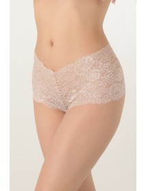 Miorre Floral Lace Comfortable Elegance Women Hipster Panties Powder 001-000905