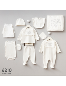 Pugi Girl 0-3 Month Newborn Set Of 10 6210PG