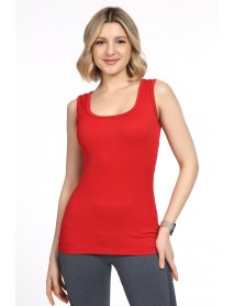 Gigotto Women's Seamless Ribbed Athlete Red 001-001254 