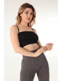 002-000149 DoReMi Seamless Strapless Sports Bra Black