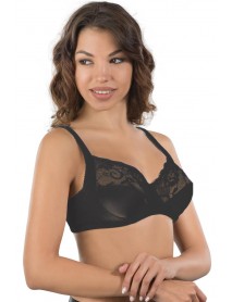 Emay 165 C Underwire Supporting Bra Black