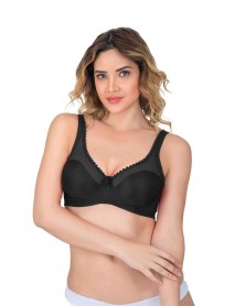 Emay 169 B Basic Underwire Supporting Bra Black