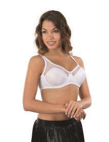 Emay 169 B Basic Underwire Supporting Bra White