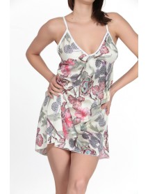 DoReMi Patterned Fancy Strap Nightgown 002-003346