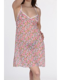  DoReMi Patterned Fancy Strap Nightgown 002-002341