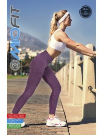 001-001372  MioFit Flex High Waist Shaping and Shaping Seamless Sports Tights Purple